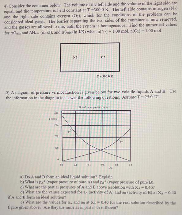 show work for 4 and 5 please 4) Consider the container below.