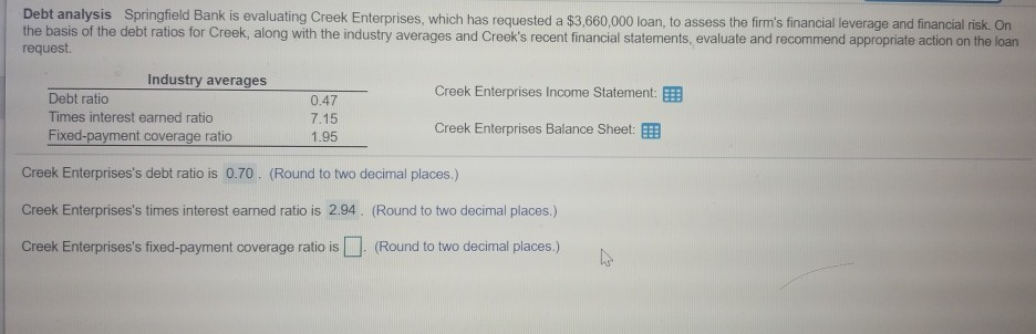 balance sheet income statement please help me solve the fixed coverage