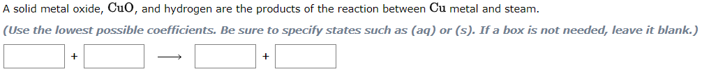 Write the equation for the reaction described: 1.a 1.b Write a balanced