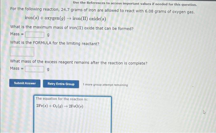  need help with these 2 problems Use the References to access