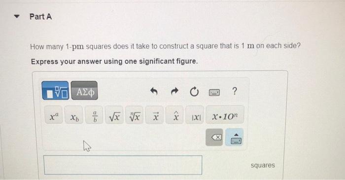 How many 1-pm squares does it take to construct a square that
