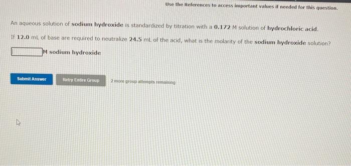  Use the References to access important values if needed for this