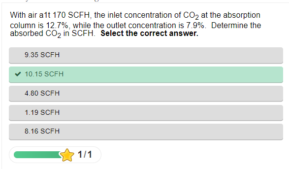  Show all steps. Final answer should be 10.15 SCFH With air