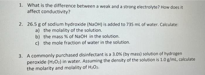  1. What is the difference between a weak and a strong