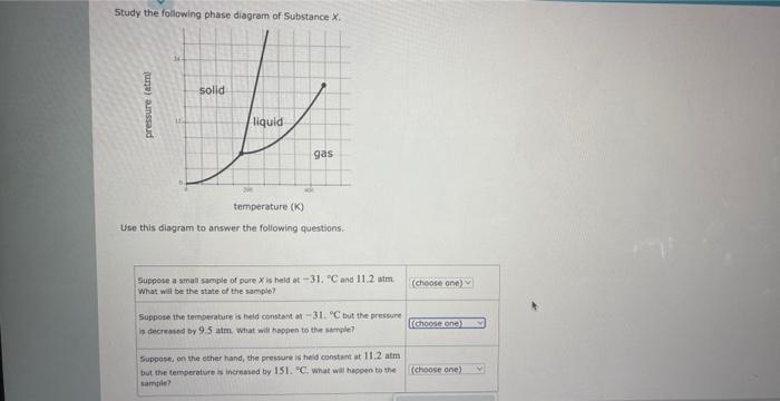 1) options are solid, liquid or gas 2) nothing, it will