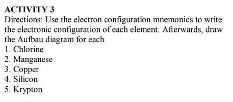 Can pls help me to answer this ACTIVITY 3 Directions: Use