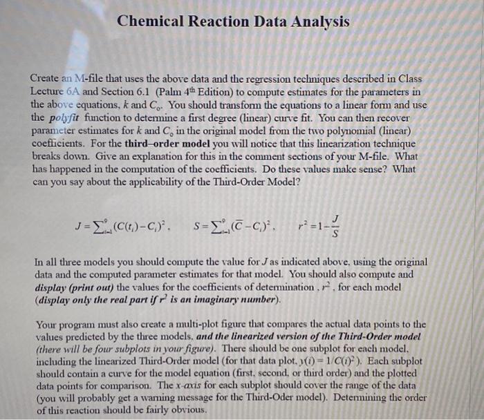 environmental, and nuclear engineers must be able to predict changes in chemical