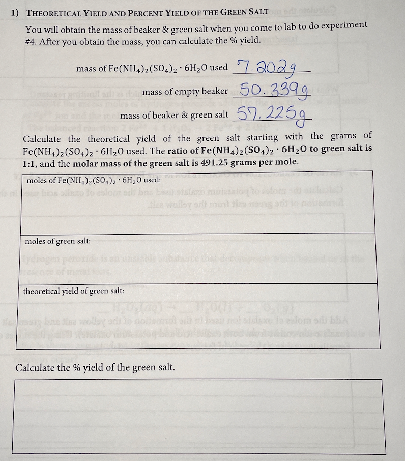  Please explain how to solve for the moles and theoretical yield