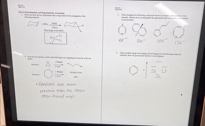 chemistry thank you:) bascially , the professor wants us to look at