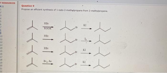 of the following are the products of a homolytic cleavage of a