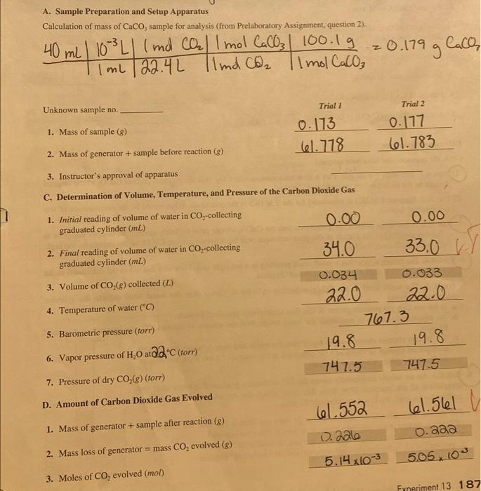 please answer E and F. I have posted my calculated values for