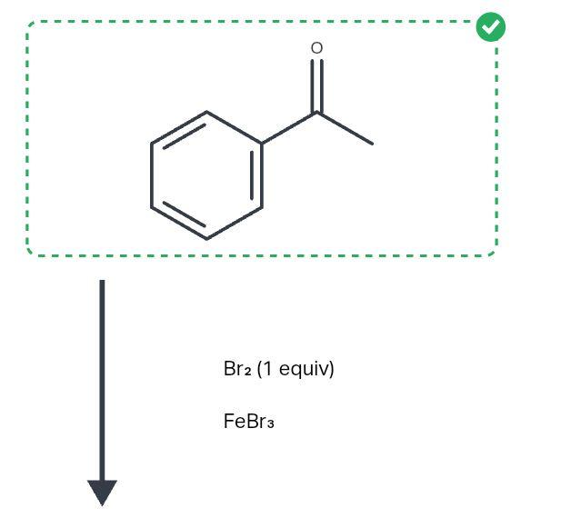 inorganic byproducts. Br2 (1 equiv) FeBr3
