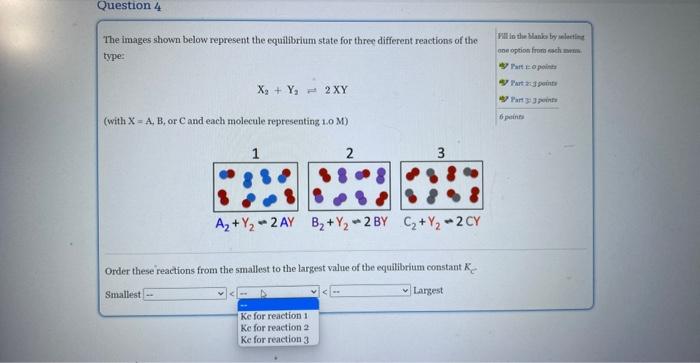 of the type: The images shown below represent the equilibrium state for