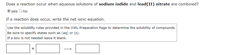 states such as (aq) or (s). If a box is not needed,