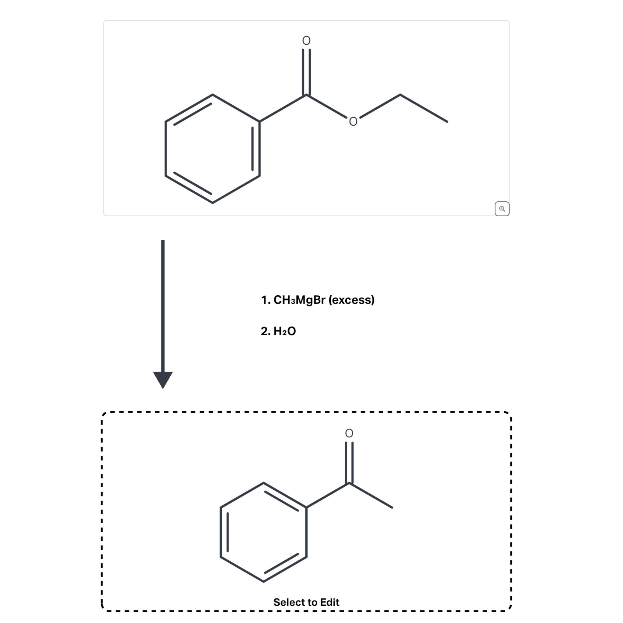  Can this gringnard reagent reduce this ester to the product shown?
