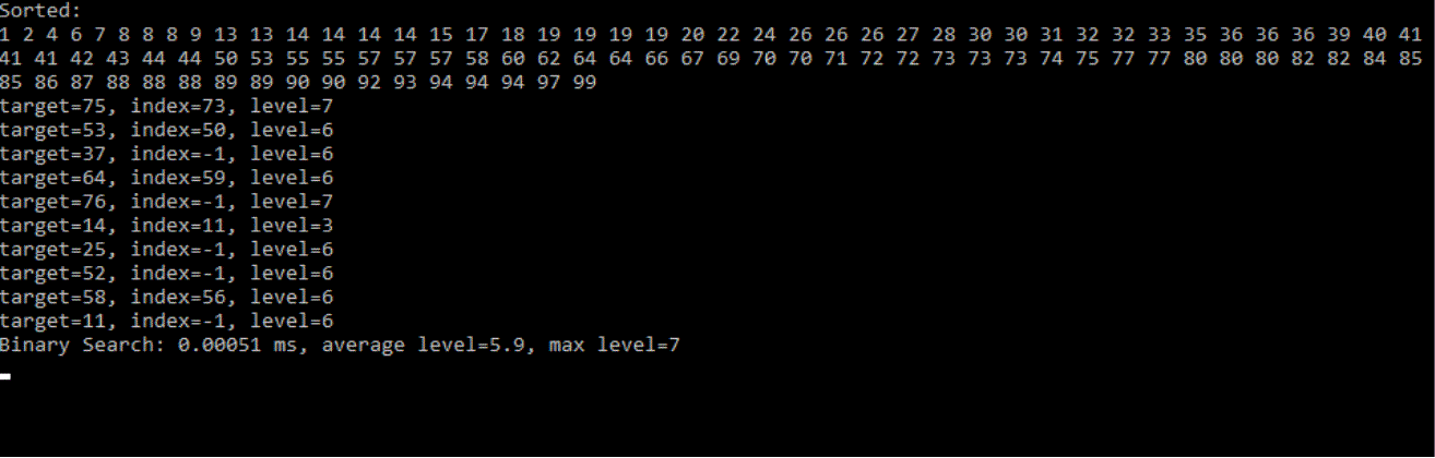Any code is works, I need a code that resulted in the