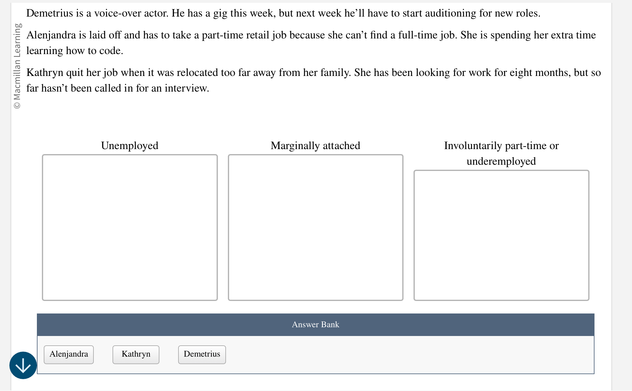  Demetrius is a voice-over actor. He has a gig this week,