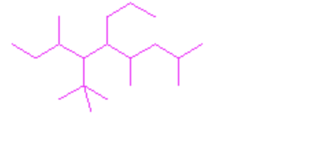  Give the IUPAC name for this alkane. 