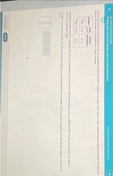  A robot spacecraft returned samples from the planetesimal 98765 ALEKS, located