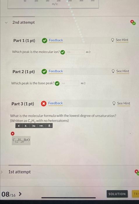 unlimited attempts/ There is no attempt. pertalty 08 Question (3 points) a