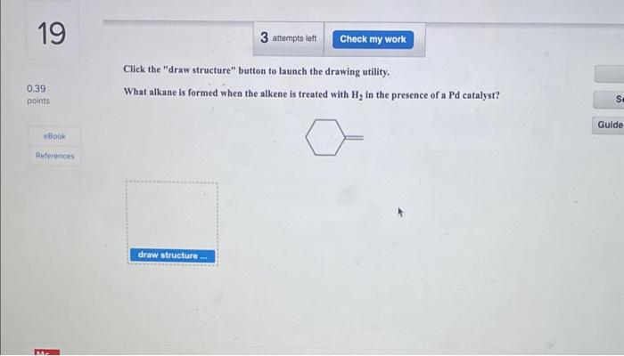  Cliek the "draw structure" button to launch the drawing utility. What