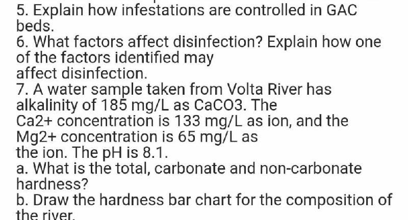 I need the answer as soon as possible 5. Explain how infestations
