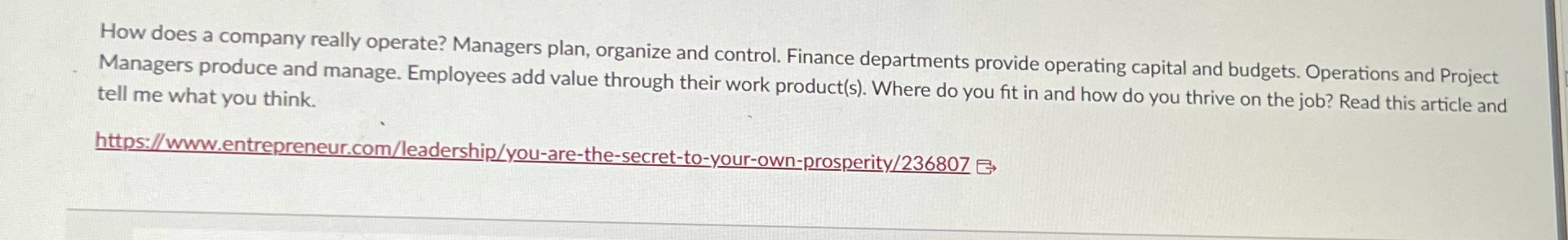 Please read the article and answer all questions. Need three hundred words