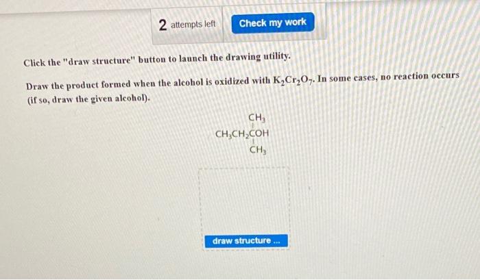  Click the "draw structure" button to launch the drawing utility. Draw