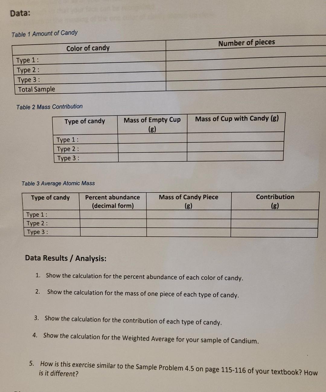 that depends on the number of isotopes and their respective masses. The