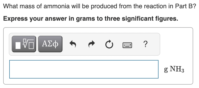 I need help help Part C. Info: Fritz Haber was awarded a