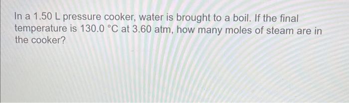 cooled to 0.0C. What is the pressure (in atm) of the gas