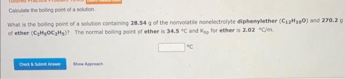 are only solving one What is the freezing point of a solution