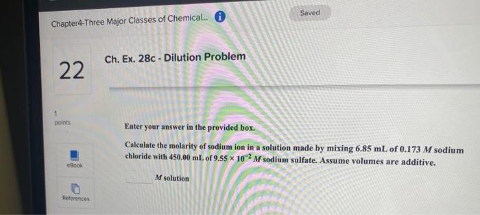sure to answer all parts. How many moles and numbers of ions
