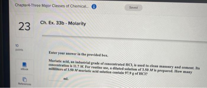 of each type are present in the following aqueous solution? Give your