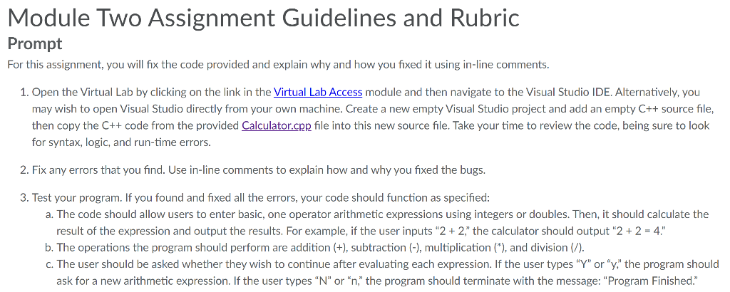 Need help solving this assignment with the information and directions provided in