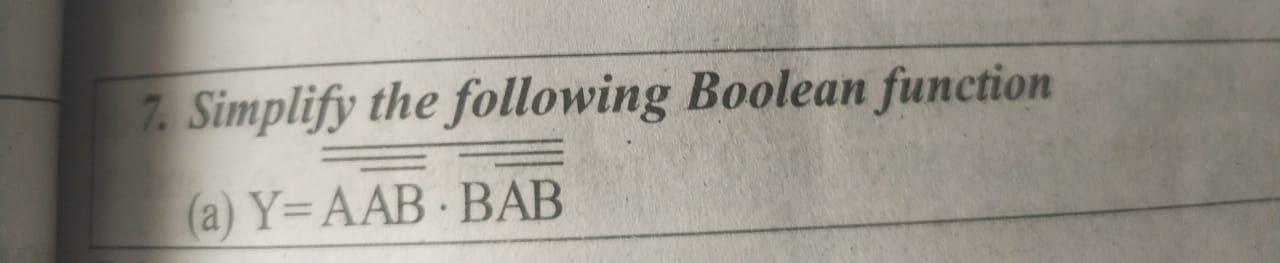 I need the answer as soon as possible 7. Simplify the following