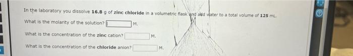 solution. What is the final concentration of chromium(II) cation? In the laboratory