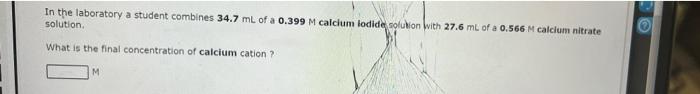 you dissolve 14.3g of iron(III) acetate in a volumetric insk and ddd