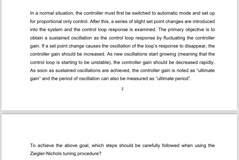  In a normal situation, the controller must first be switched to