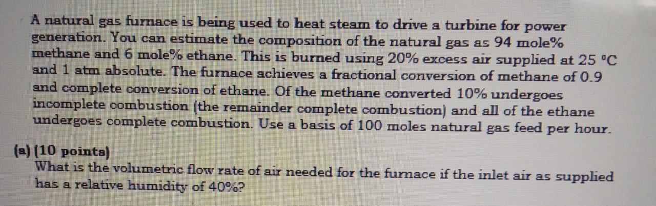 I not need chegg ans which is privously submit A natural gas