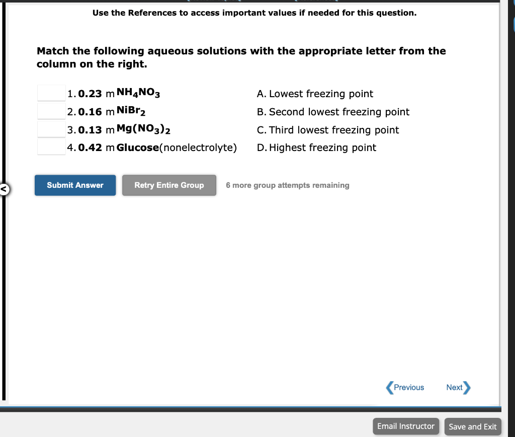 Use the References to access important values if needed for this