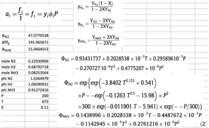 = 135.54 n = 0.6527 RNH3 = 56791.1128 Tend = 1 %