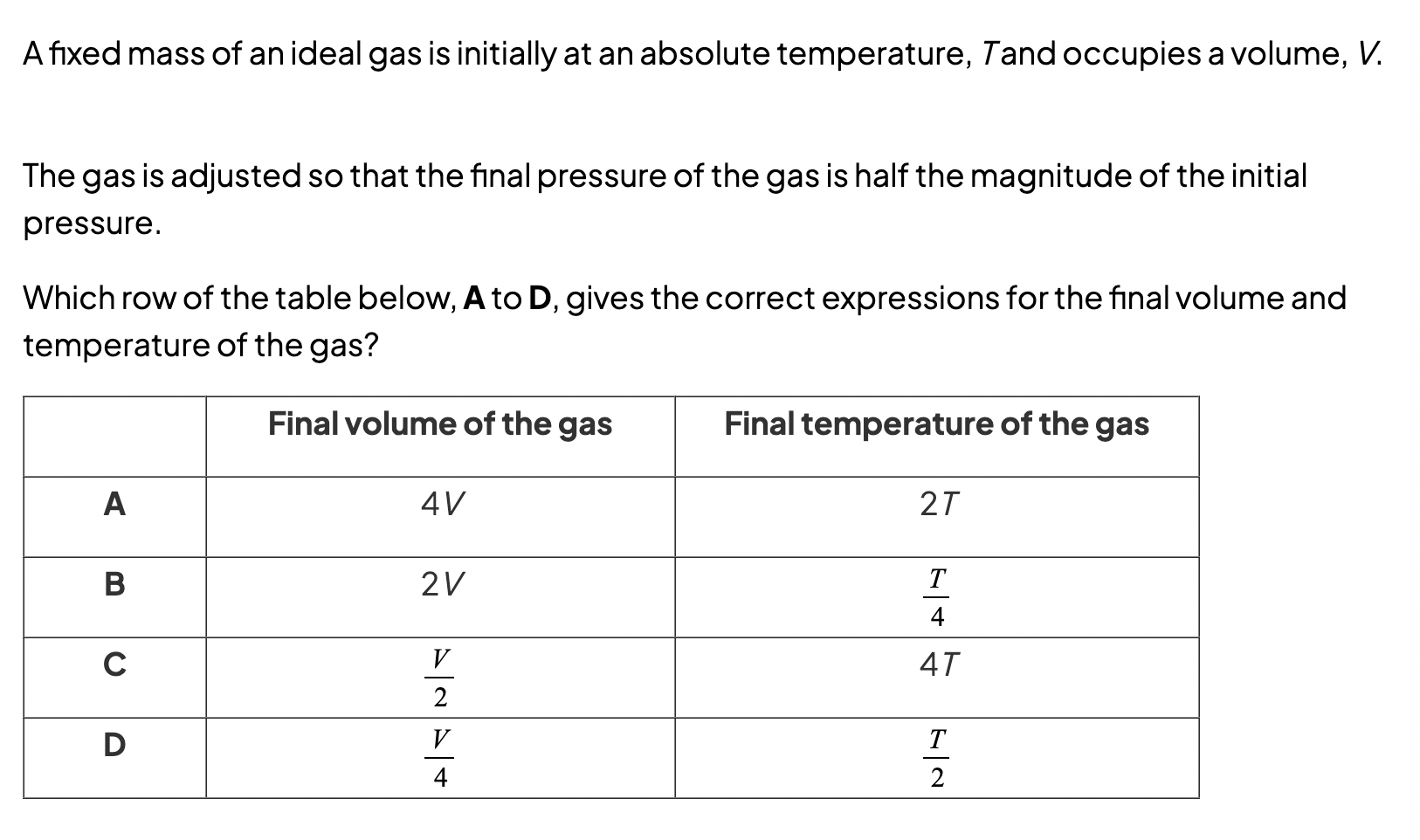  I know that the answer is A. But can you help