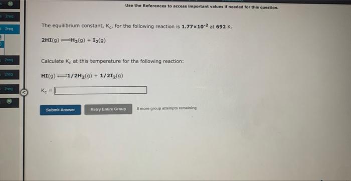  Use the References to access important values if needed for this