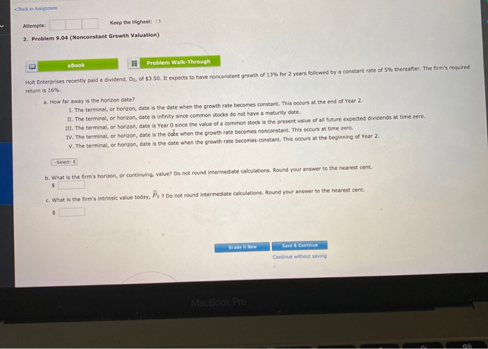 < Back to Assignment Attempts: Keep the Highest: /3 2. Problem 9.04