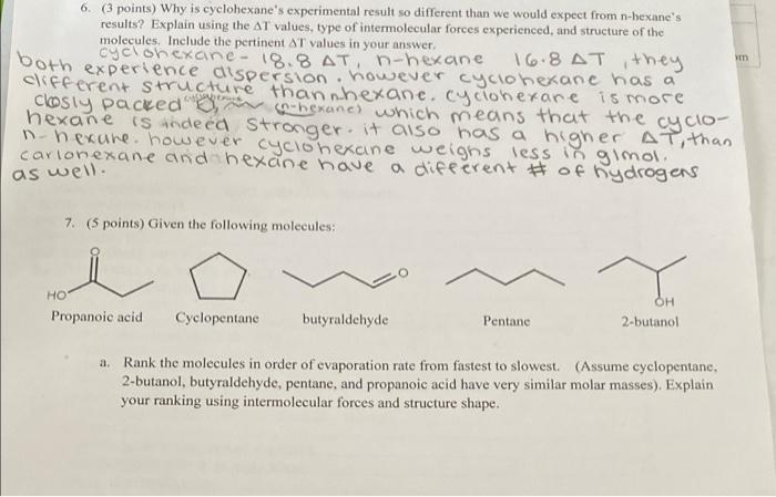 please double check first answer and solve second. thank you. ochem /