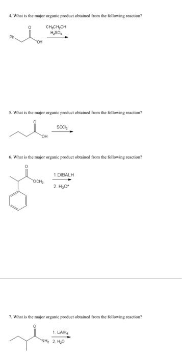 steps of how you got the final product for each questions. I