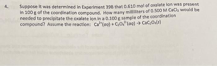 of standard solutions containing cobalt(II) ions: (a) Construct a Beer's law graph