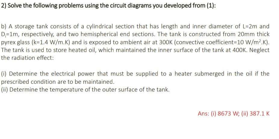 solve question 2b ...correct final answers are highlighted in red colour. 1)
