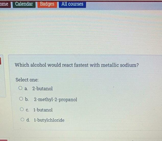 chloride test d. cold nitrous acid test: HNO3 Clear my choice Due